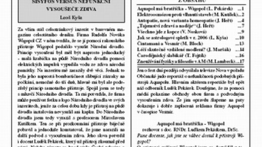 Zpravodaj Sisyfa 1/2007