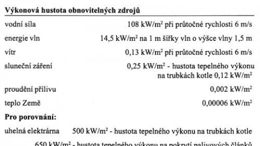 Možnosti využívání alternativních zdrojů energie