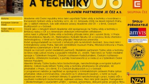 Týden vědy a techniky Týden vědy a techniky