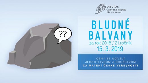 Pozvánka na slavnostní předávání Bludných balvanů 2018 Pozvánka na slavnostní předávání Bludných balvanů 2018