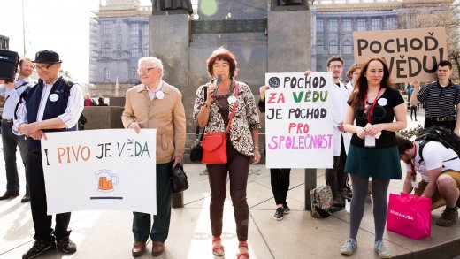 Dvojnásobná účast na druhém ročníku March for Science - Pochod za vědu