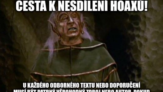 Jak nešířit hoaxy?