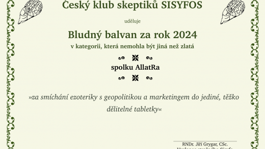 Bludný balvan za rok 2024: Spolek AllatRa Bludný balvan za rok 2024: Spolek AllatRa