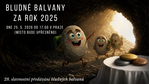 Pozvánka na předávání Bludných balvanů za rok 2025