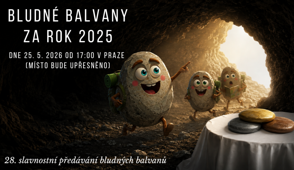 Pozvánka na předávání Bludných balvanů za rok 2025