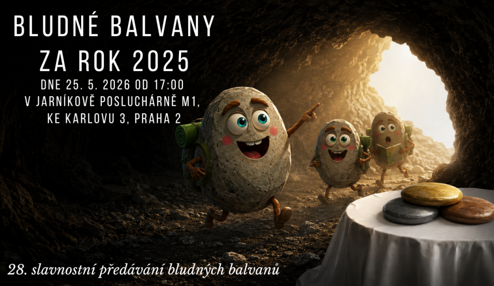 Pozvánka na předávání Bludných balvanů za rok 2025
